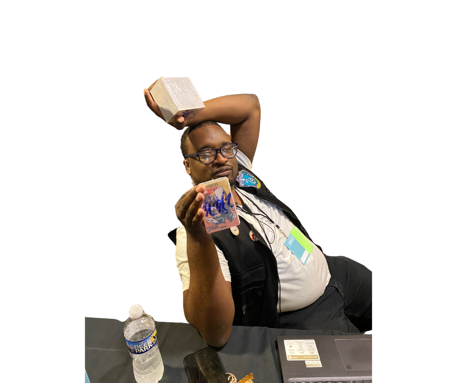 QCAC staffing team photo featuring Malik